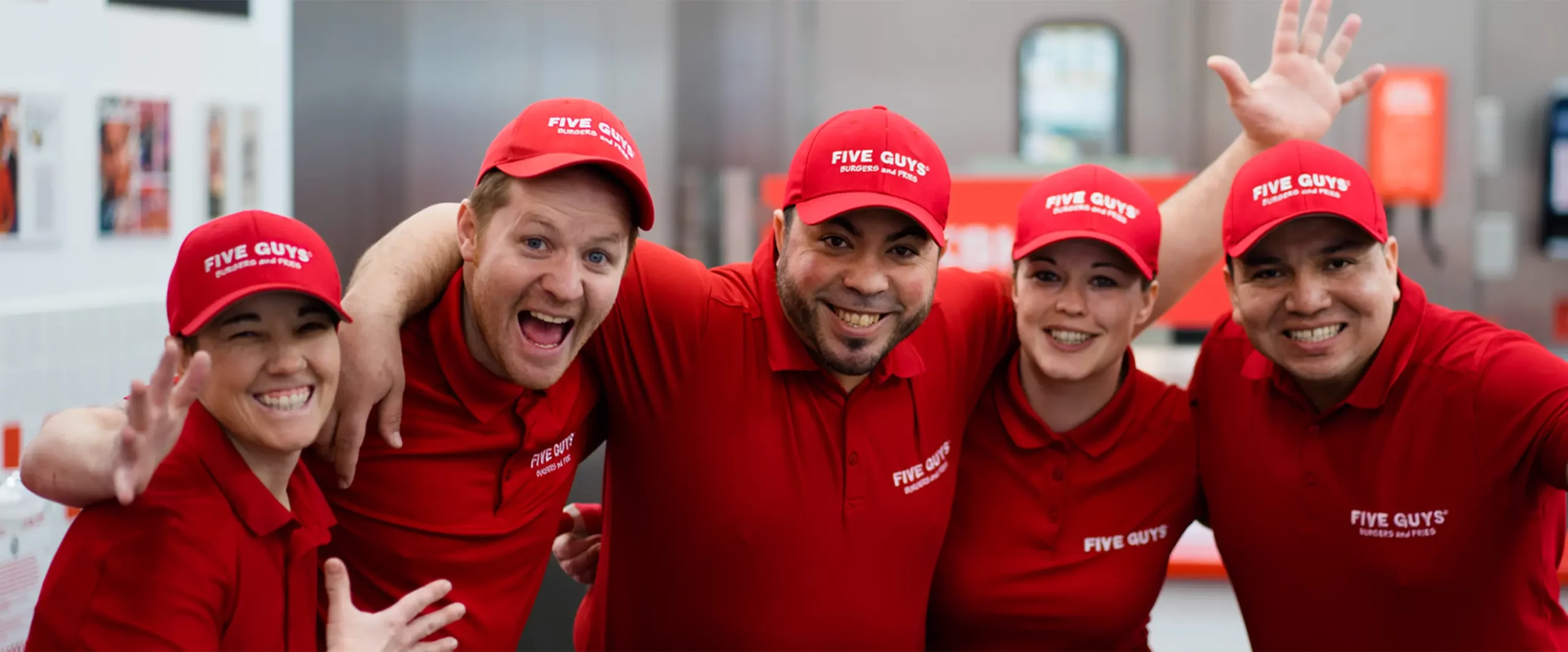 Join the Five Guys Team: Exciting Opportunities in a Fun Environment!
